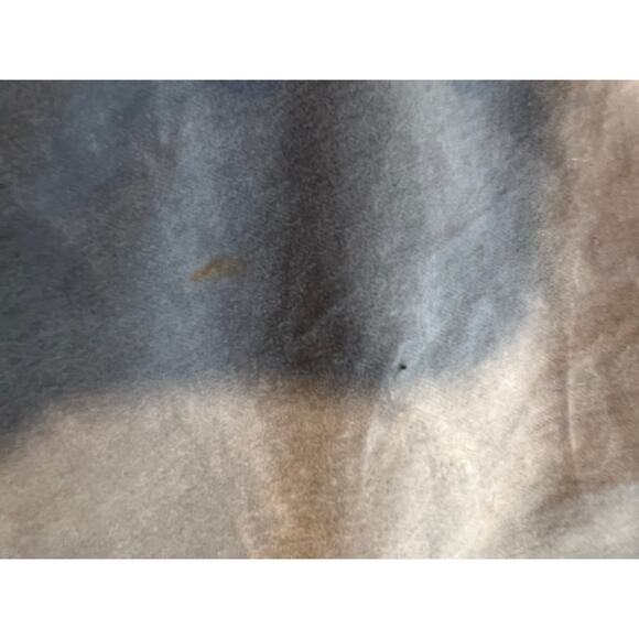 J.Crew Velvet A-Line Skirt Silver Blue w Floral Embroidery Cotton Size 10 JL - Picture 10 of 10